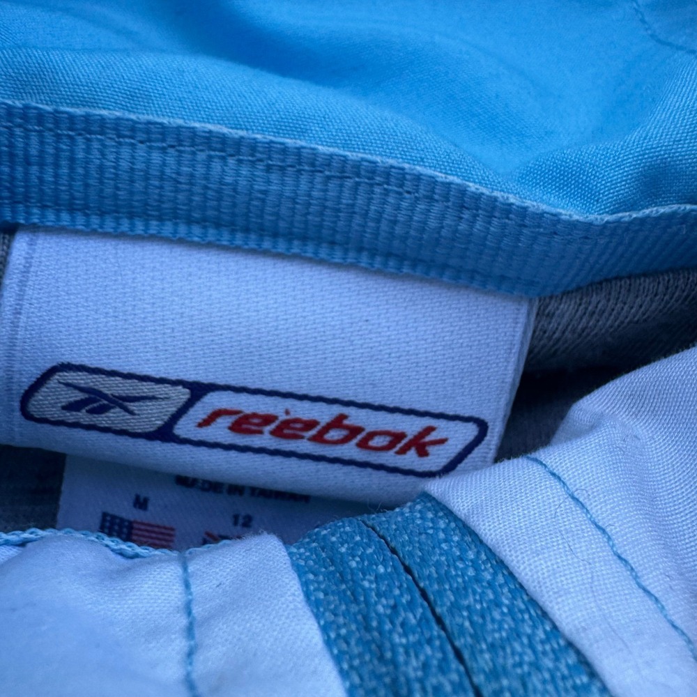 Vintage Y2K Reebok Windbreaker Jacket Gorpcore Sporty Sky Blue Womens M f7 - Picture 4 of 8
